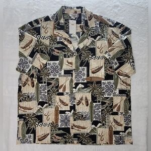 Pacific Legend Apparel Hawaiian Button Shirt